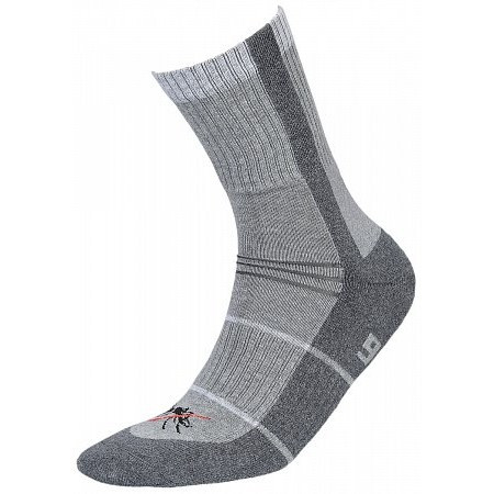Термоноски InMove Outdoor Mosquitostop Серый с графитом, 41-43  