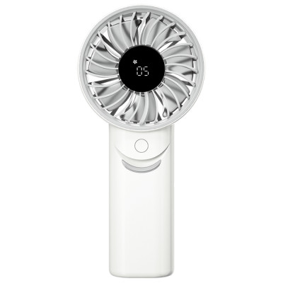 Портативний вентилятор Nitecore NEF03 Pro (LED-дисплей, 5 швидкостей, до 5.8 м/с), білий
