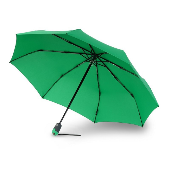 Парасолька Knirps E. 200 Green Авто /складаний /8спіц /D97x28см 