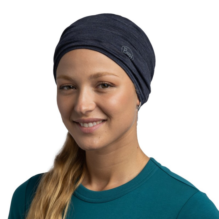 Шарф-труба Buff Merino Lightweight solid solid Night Blue 