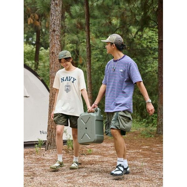 Каністра для води Naturehike CNH22CJ018, 12 літрів, темно-зелена 