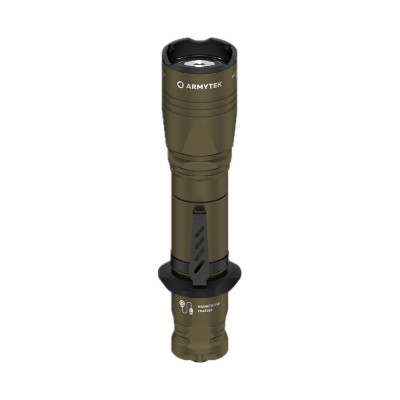 Ліхтар Armytek Dobermann Pro Olive v3.5 Magnet USB Warm (тепле світло)