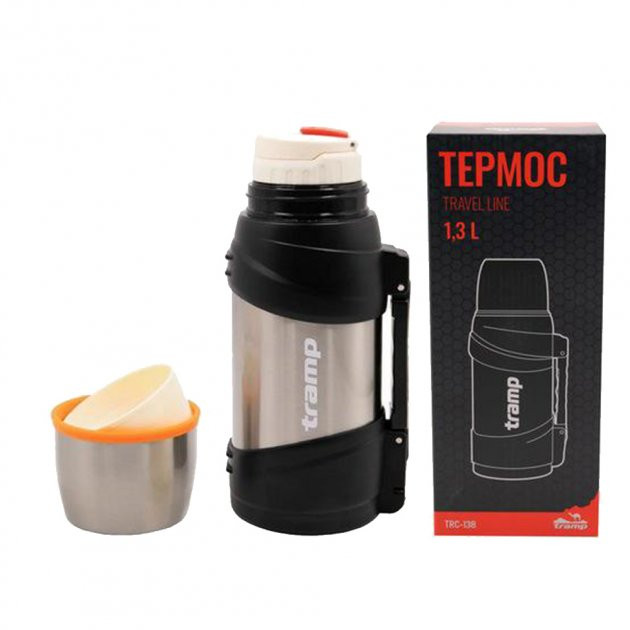 Термос Tramp Travel Line 1,3 л, металік 