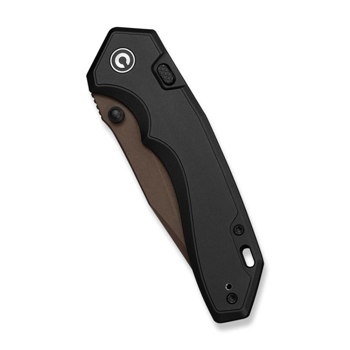 Ніж складаний туристичний Civivi Elite Brova, (8.7 см) CPM S35VN / Aluminum чорний