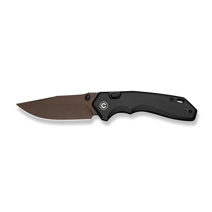 Ніж складаний туристичний Civivi Elite Brova, (8.7 см) CPM S35VN / Aluminum чорний