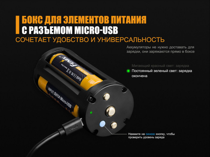 Пошуковий ліхтар Fenix TK75 (серія 2018), сірий XHP35 HI, 5100 люмен 