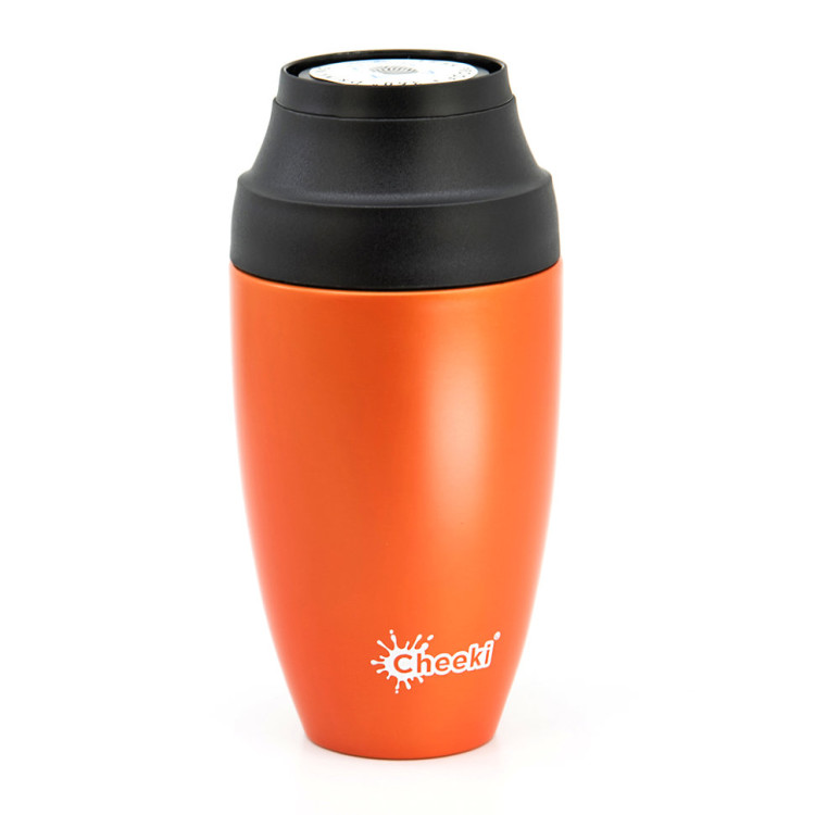 Термосклянка Cheeki 350ml Coffee Mugs Leak Proof, Orange 