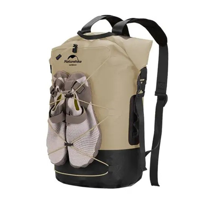 Рюкзак водонепроникний Naturehike NH21FSB04 30L, хакі 
