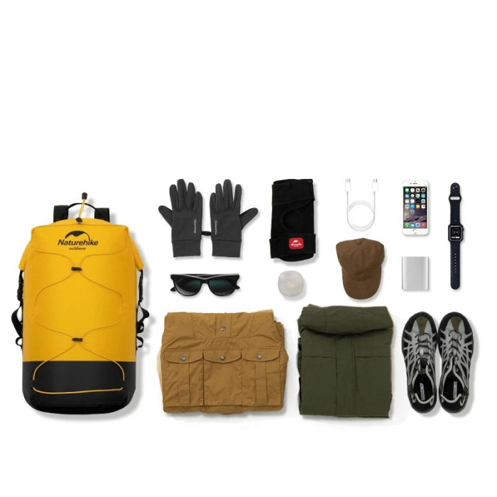 Рюкзак водонепроникний Naturehike NH21FSB04 30L, хакі 