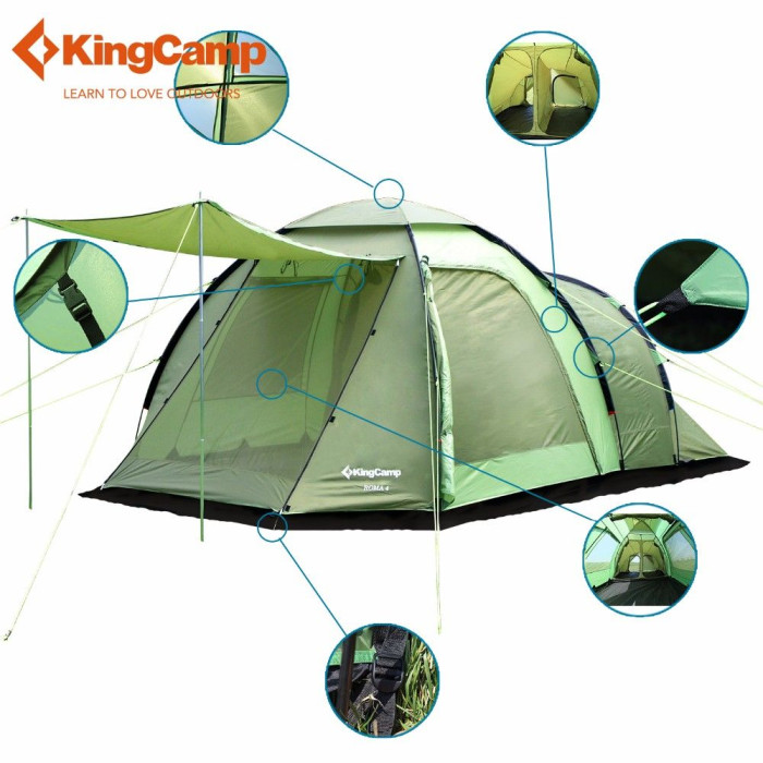 Намет KingCamp Roma 4 (KT3069) Green 