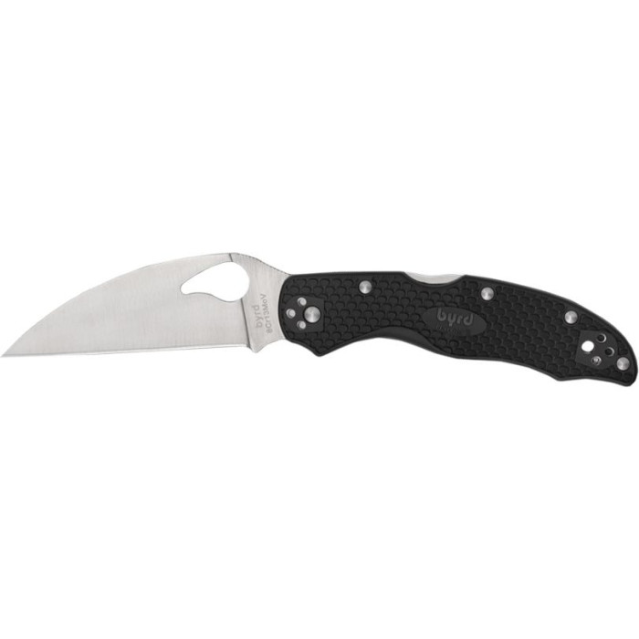 Ніж Spyderco Byrd Harrier 2 Wharncliffe, серейтор (BY01PBKWC2) 