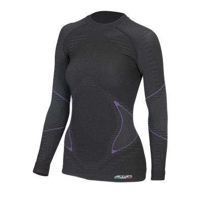 Футболка Accapi X-Country Long Sleeve Shirt Woman 999 black, M/L