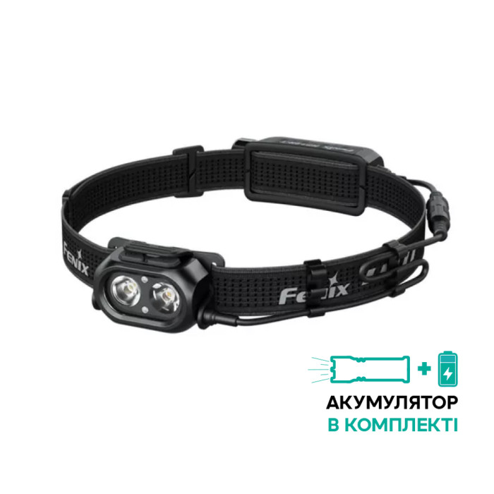 Ліхтар налобний Fenix HP12R-TB чорний 