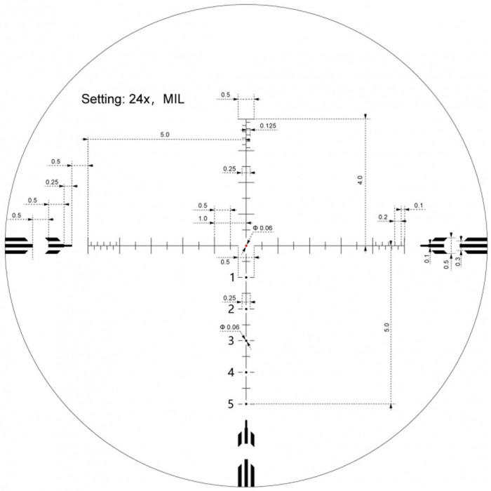 Приціл оптичний Vector Optics Orion Pro Max 6-24x50 (30 мм) HD illum. SFP VOR-6 MIL 