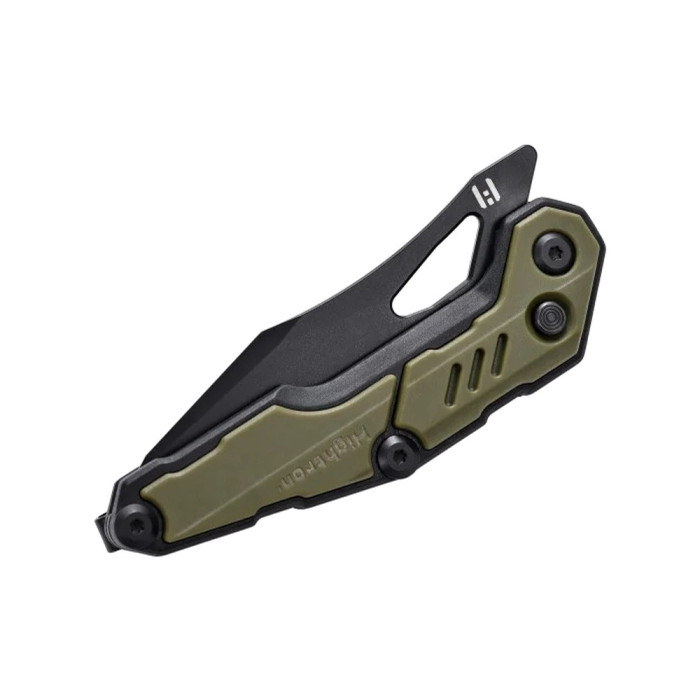 Ніж Hightron Spectron, M390, GFN, зелений, чорний клинок 