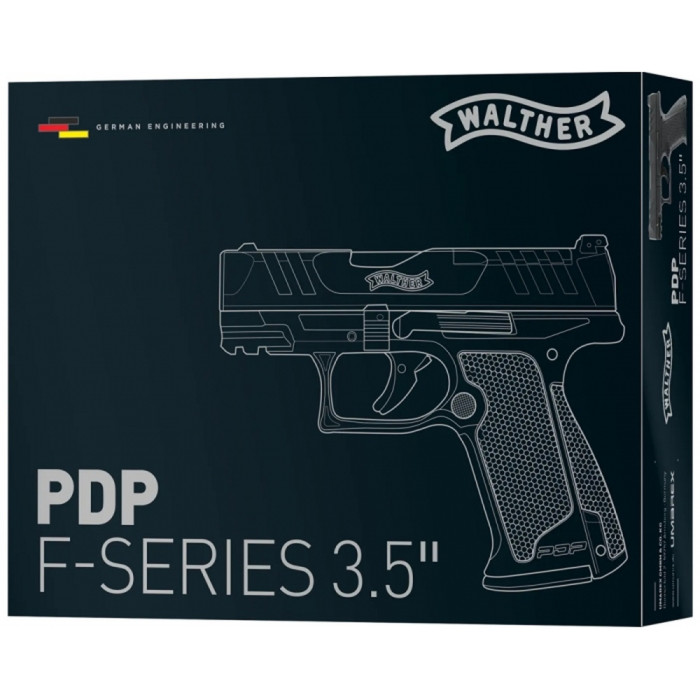 Пневматичний пістолет Umarex  Walther PDP F-Series 3.5" BLK  кал.4,5мм 