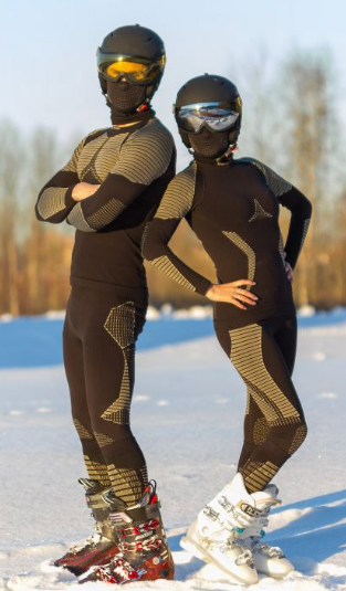 Термоштани чоловічі Lasting WERONO 9070-XXL /XXXL-чорні /сірі 