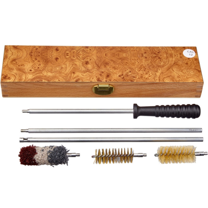 Набір для чищення MEGAline 12к. дерев'яний короб, алюміній 