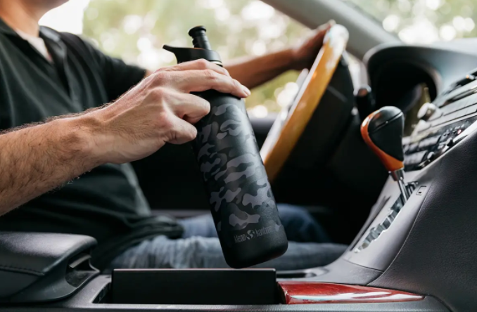 Спортивна пляшка для води Klean Kanteen Classic Sport Cap 800 мл-Чорна 