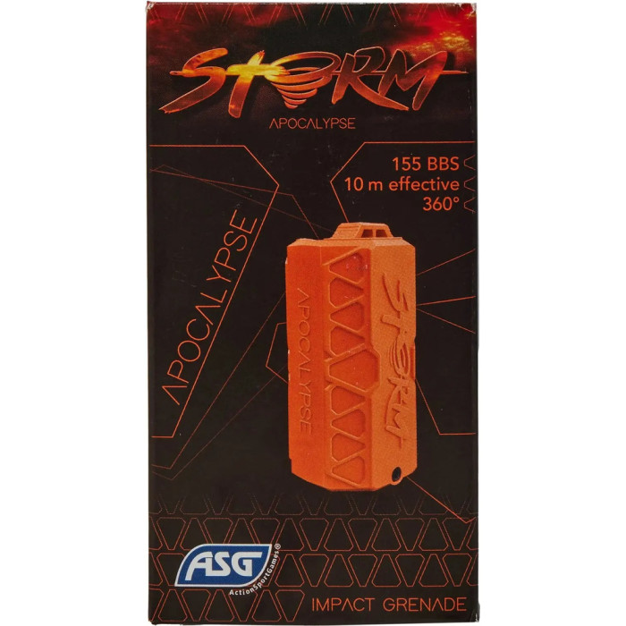 Граната страйкбольна ASG Storm Apocalypse Black 