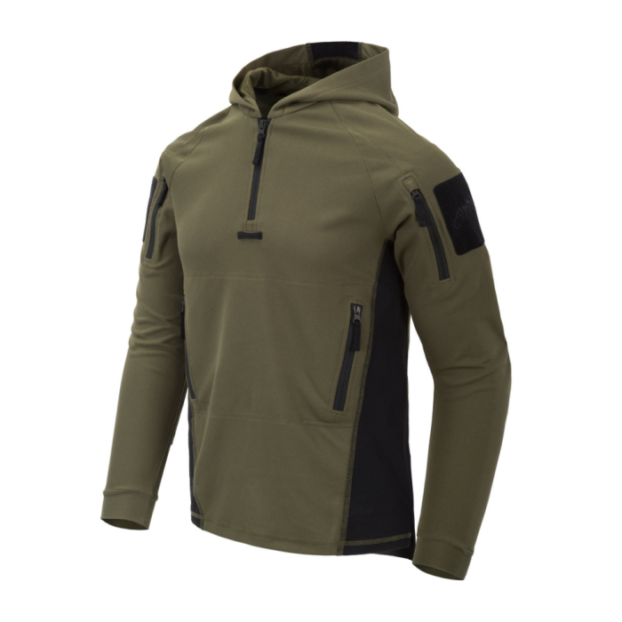 Кофта тактична Helikon-Tex RANGE HOODIE - TopCool, оливковий, розмір S (без упаковки) 