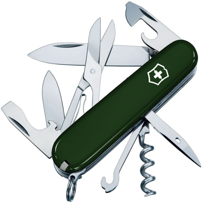 Ніж Victorinox Climber 91мм/14функ/зел 