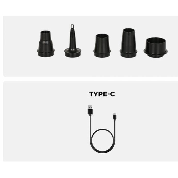 Портативний повітряний насос Flextail Evo Pump 3, 1000 л/хв, помаранчевий 