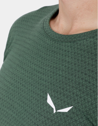 Термофутболка чоловіча Salewa ZEBRU RESPONSIVE L/S TEE - зелена, L 