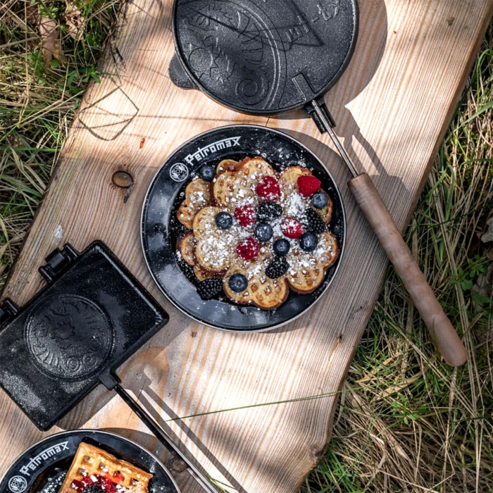 Набір тарілок емальованих Petromax Enamel Plates 26 см Чорний (2 шт) 