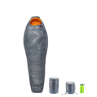Спальний мішок Pinguin Topas (-1/-7°C), 185 см - Right Zip, Grey (PNG 231281) 2020