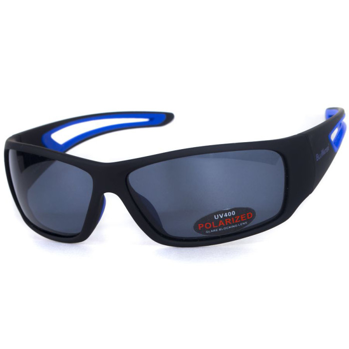 Окуляри BluWater Intersect-2 Polarized (gray) чорні 