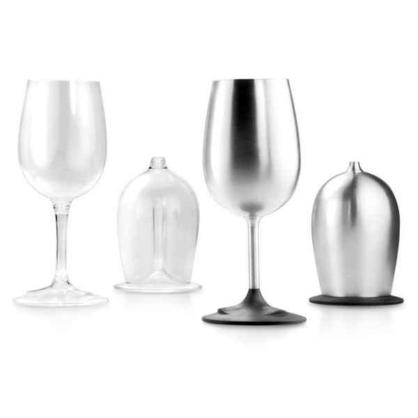 Келих для вина GSI Outdoors Glacier Stainless Nesting Wine Glass 