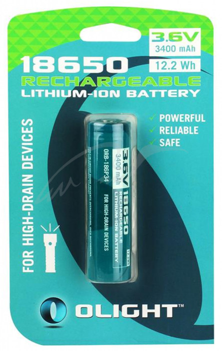 Акумуляторна батарея Olight 18650 3.6 V 3400 mAh 
