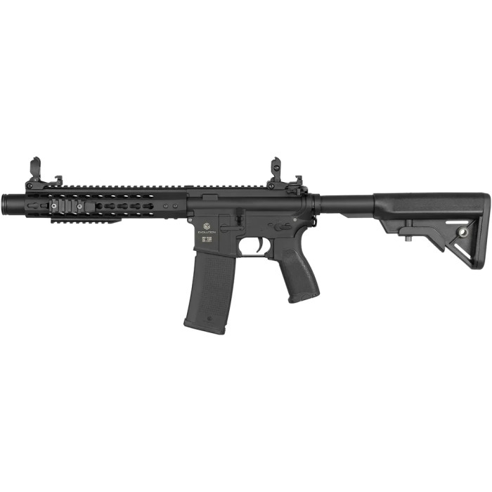 Страйкбольна гвинтівка Evolution Recon 10" Amplified Carbontech AEG 6 мм Cashmir Black