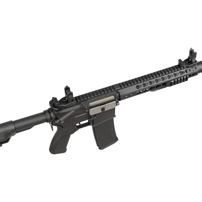 Страйкбольна гвинтівка Evolution Recon 10" Amplified Carbontech AEG 6 мм Cashmir Black