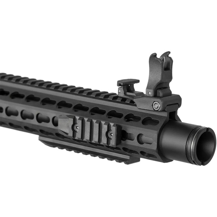 Страйкбольна гвинтівка Evolution Recon 10" Amplified Carbontech AEG 6 мм Cashmir Black