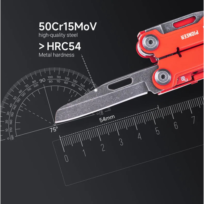 Мультитул Nextorch Pioneer MT20, червоний 