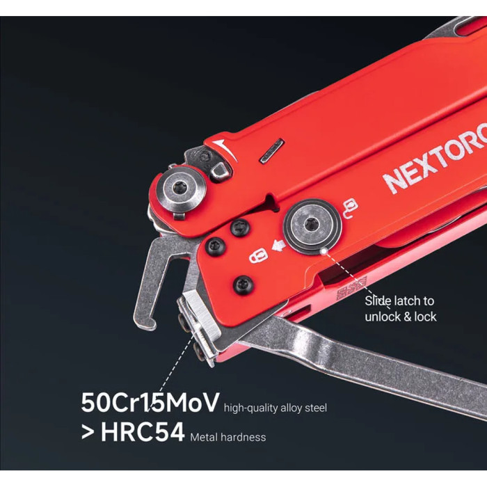 Мультитул Nextorch Pioneer MT20, червоний 