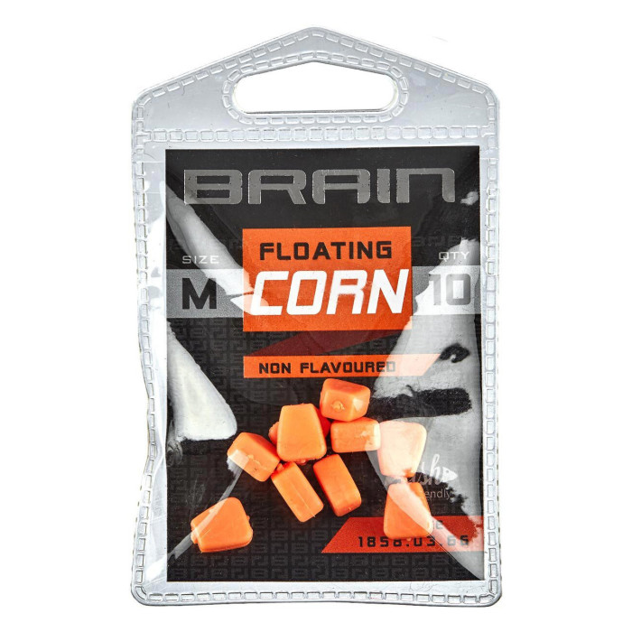 Кукурудза Brain Fake Floating Corn Non Flavoured Розмір-S, помаранчевий 