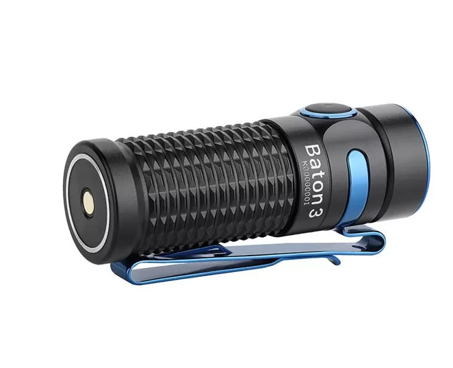 Підстовбурний ліхтар Olight Baton 3,1200 люмен, чорний 