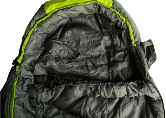 Спальний мішок Tramp Rover Compact кокон лівий оливковий /сірий 185/80-55 TRS-050С 