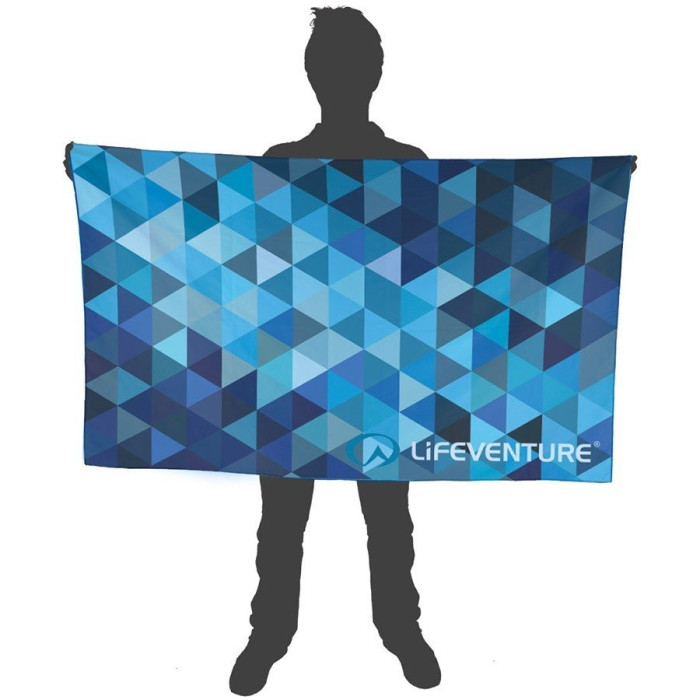 Рушник Lifeventure Soft Fibre Triangle Giant (Blue) 