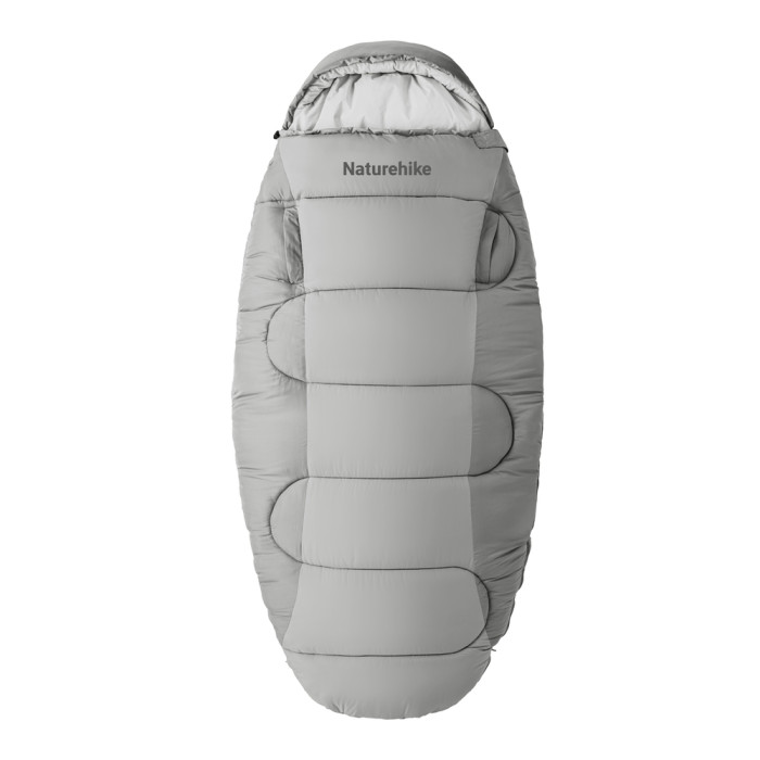 Спальний мішок овальний Naturehike PS200 CNK2350WS026, сірий 