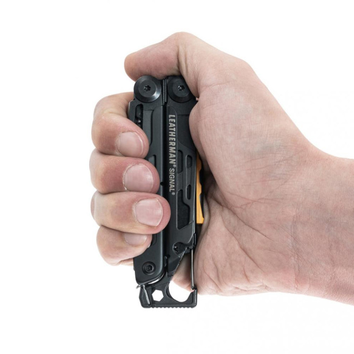 Мультиінструмент LEATHERMAN SIGNAL BLACK, синтетичний чохол, картонна коробка 
