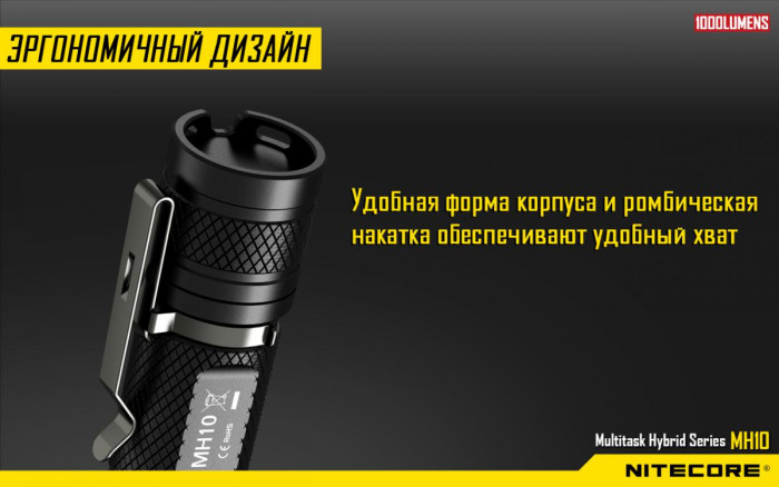 Ліхтар Nitecore MH10 