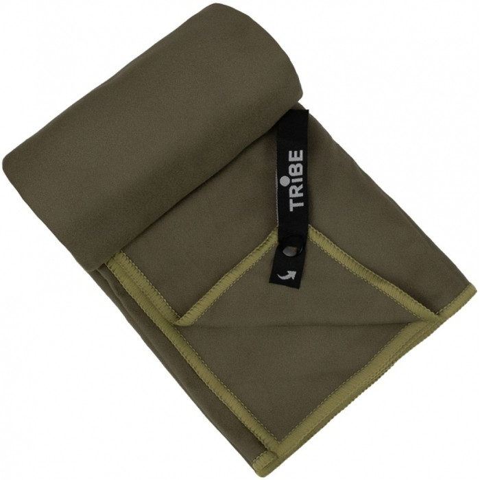 Рушник з мікрофібри Tribe Pocket Towel 40х80 см T-LC-0001-S, army-green 