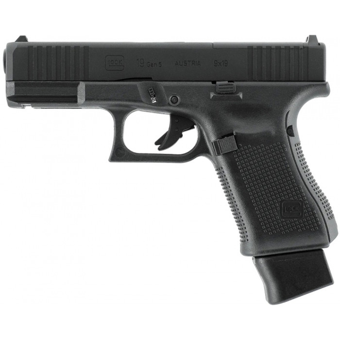 Пневматичний пістолет Umarex Glock 19  Gen5 MOS BLK кал.4,5мм 
