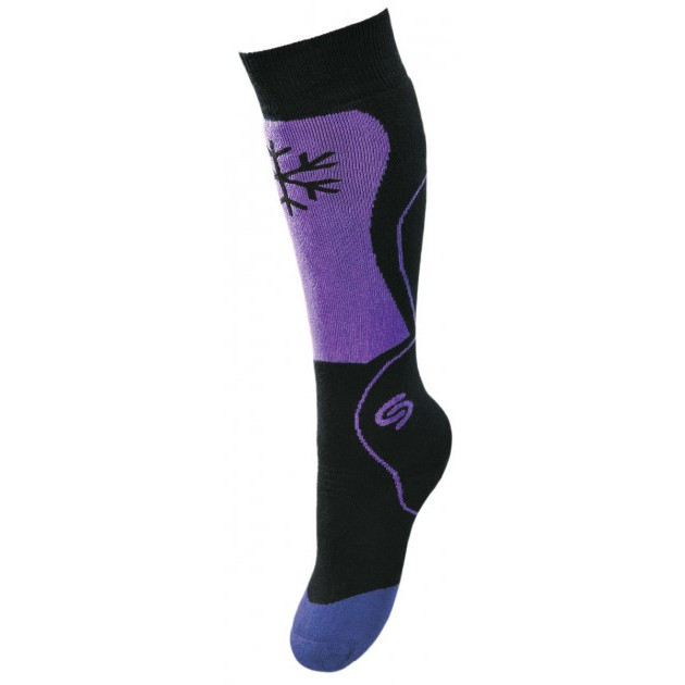 Термошкарпетки InMove Ski Kid чорний з фіолетовим 