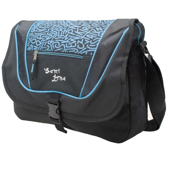 Сумка через плече Semi Line 9 Black/Blue (7156) 