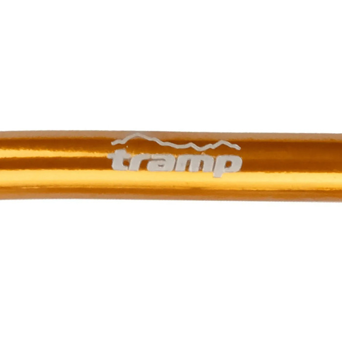 Набір карабінів алюмінієвих Трамп 6 см з муфтою UTRA-307-orange (10 шт) 